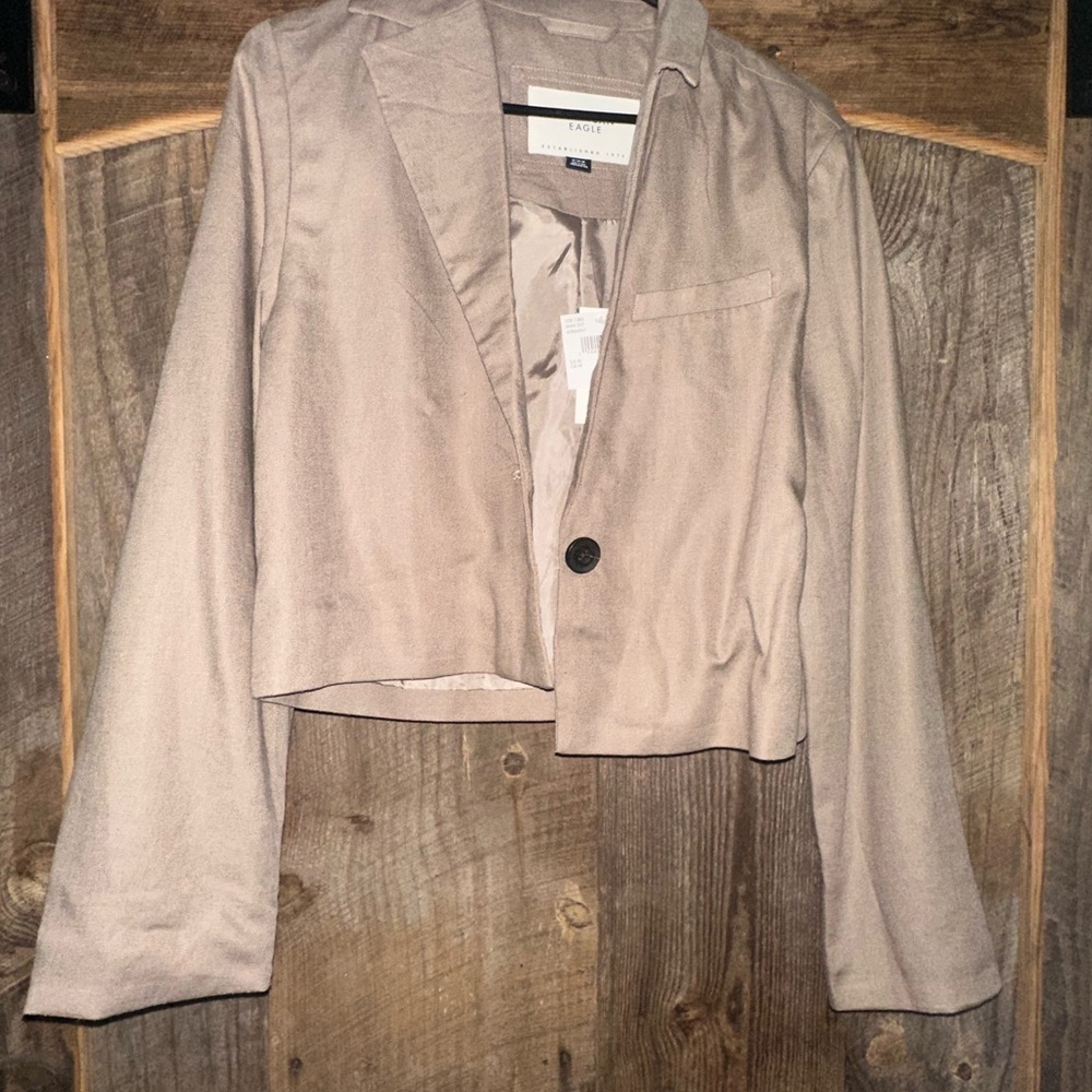 American Eagle Outfitters Beige Blazer